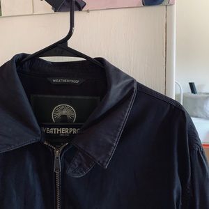 Black Weatherproof bomber jacket